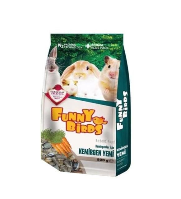 FUNNY BİRDS KEMİRGEN YEMİ 800 GR 10'LU