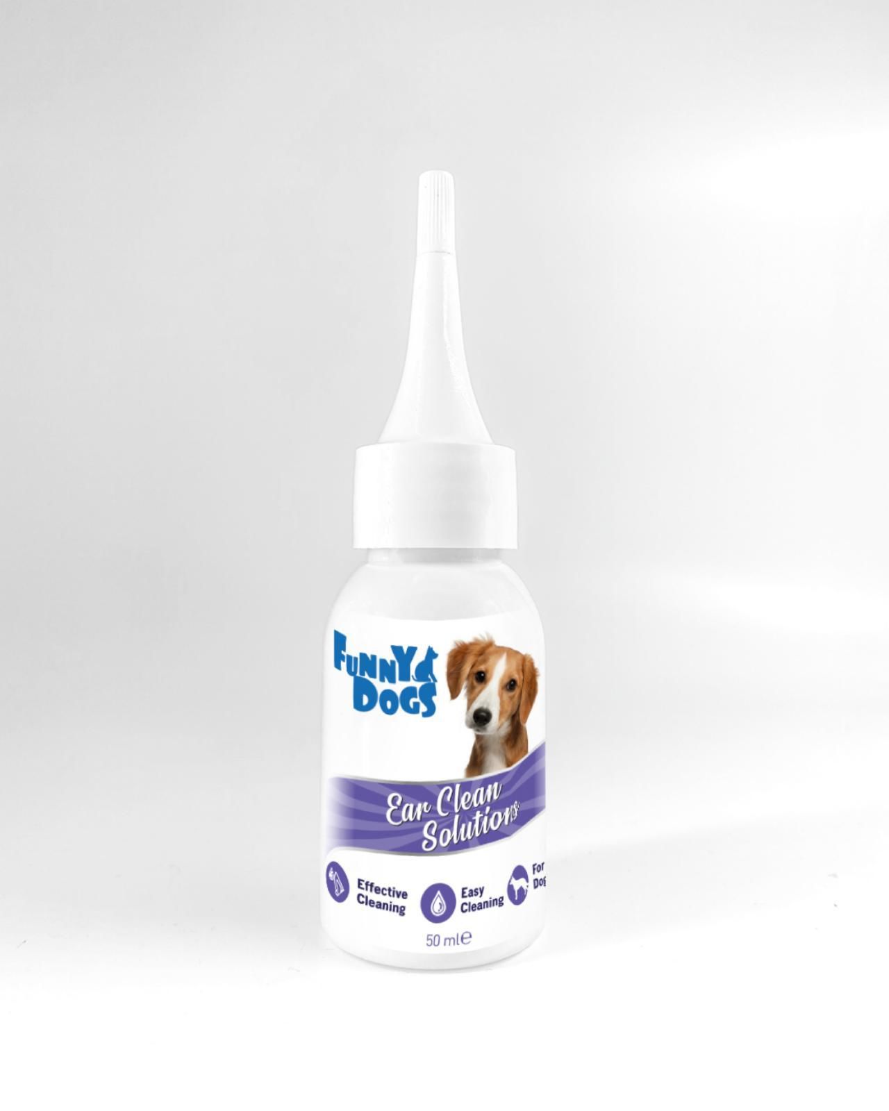 FUNNY DOG KULAK LOSYONU 50 ML (EAR CLEANSOLUTİONS)