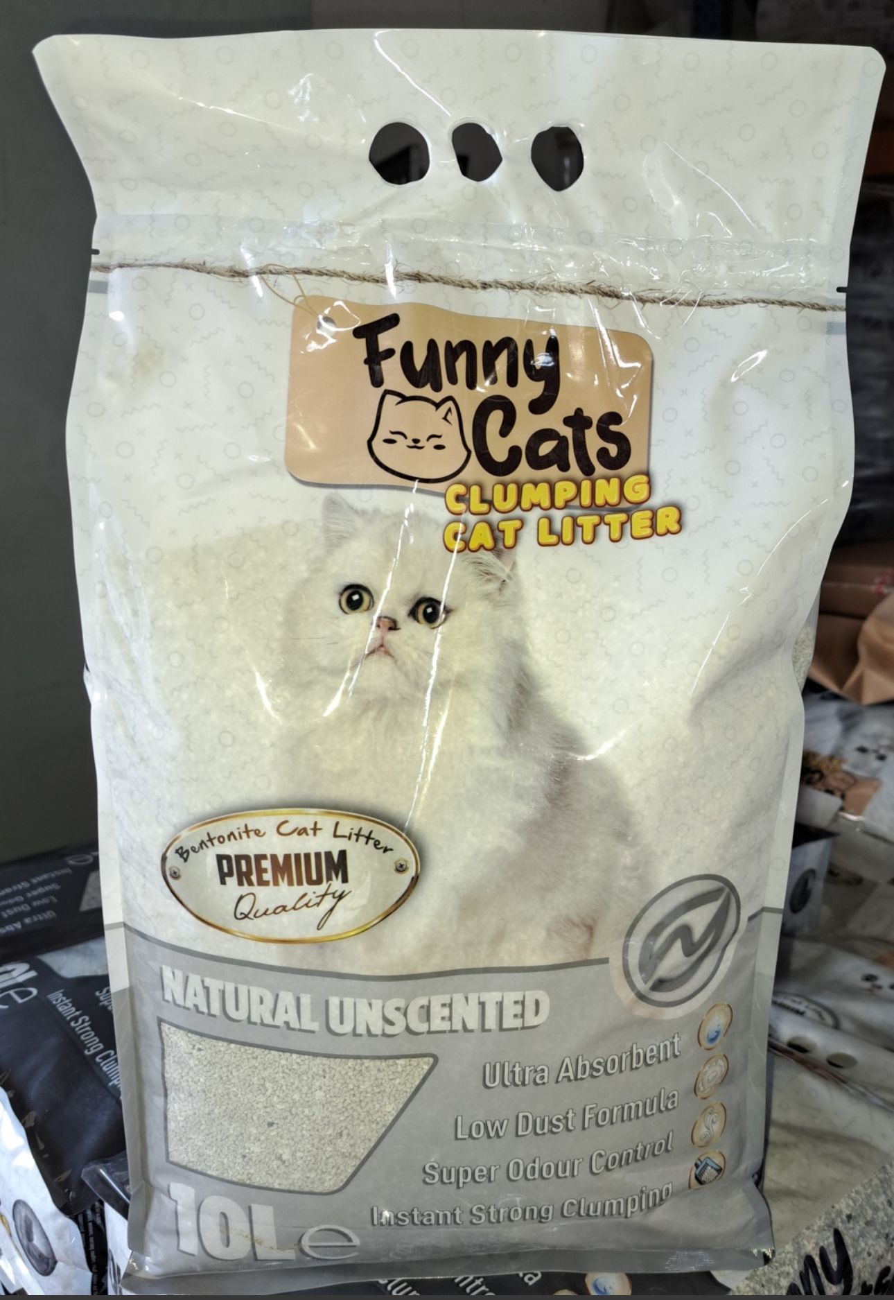 FUNNY CATS  KOKUSUZ 10 LT İNCE KUM