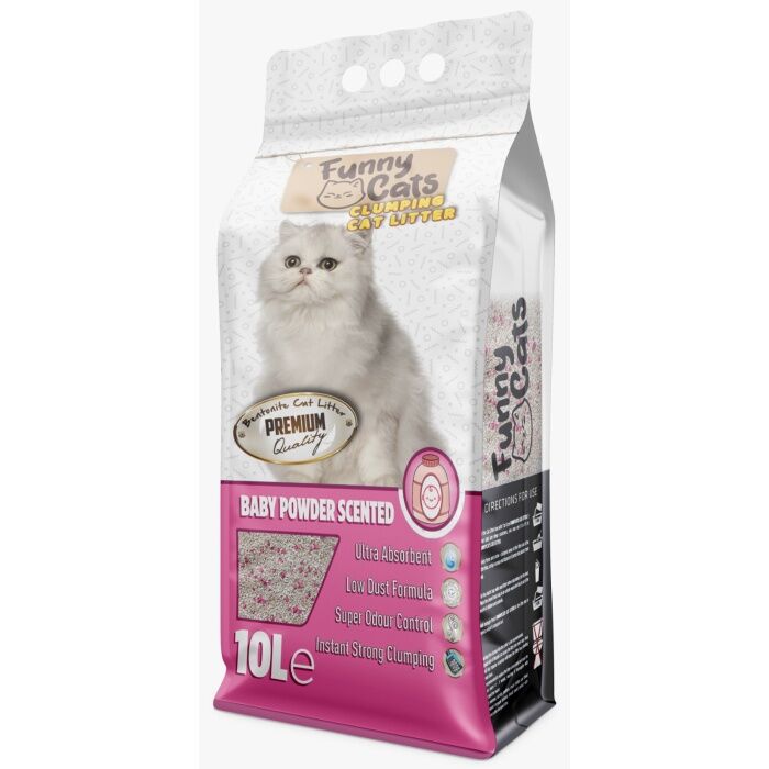 FUNNY CATS PUDRA 10 LT İNCE KUM
