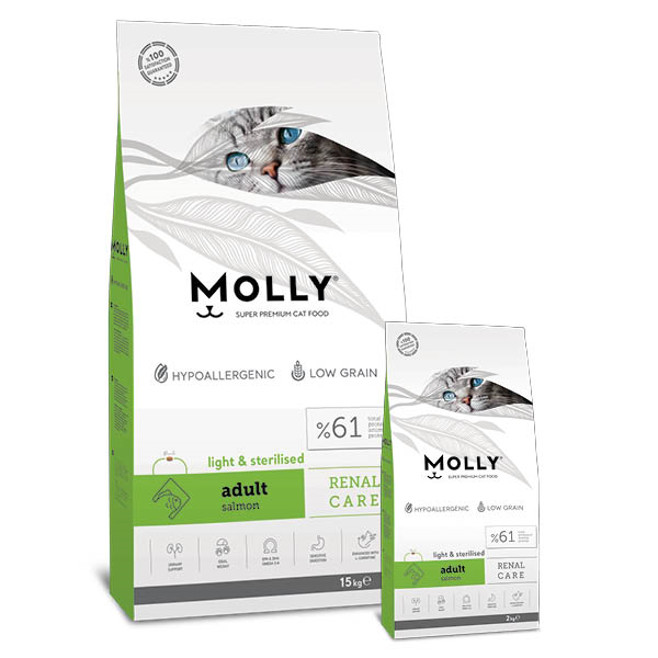 MOLLY KISIR SOMONLU KEDİ MAMASI 2 KG