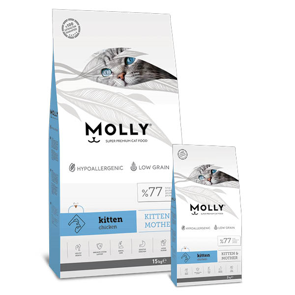 MOLLY YAVRU KEDİ (KITTEN) MAMASI 2 KG