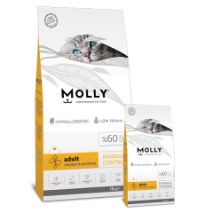 MOLLY TAVUKLU HAMSİLİ KEDİ MAMASI 2 KG