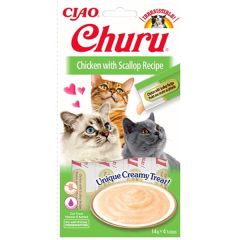 EU105-TAVUKLU VE DENİZ TARAKLI KEDİ ÖDÜL KREMASI 4X14 GR
