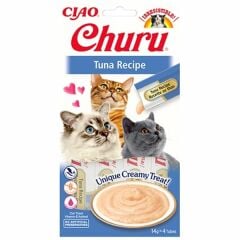 EU101-CİAO CHURU CREAM TON BALIKLI KEDİ ÖDÜL KREMASI 4X14 GR
