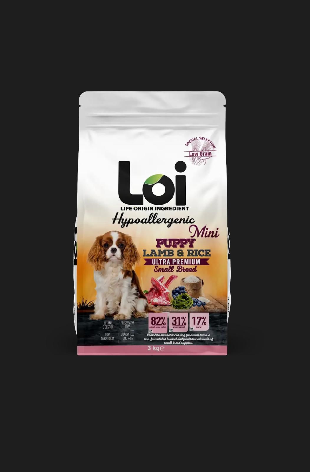 90124-LOİ YAVRU KÖPEK KUZU MİNİ IRK  3 KG