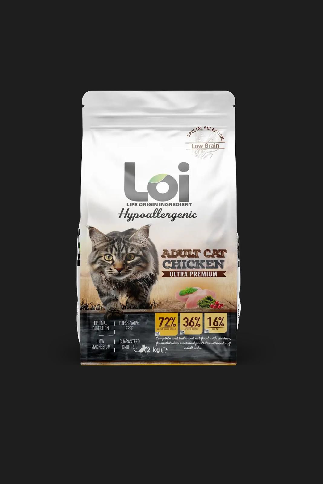 90148-LOİ KEDİ TAVUKLU 2 KG