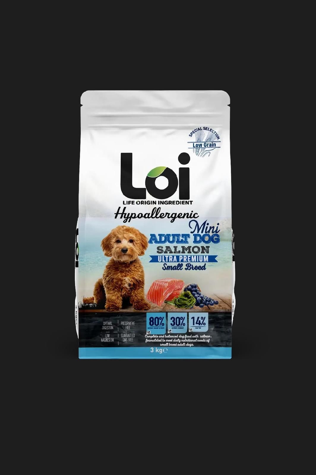 90315- LOİ KÖPEK MİNİ IRK 3 KG SOMONLU