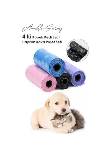 HAYVAN DIŞKI POŞETİ 4'LÜ