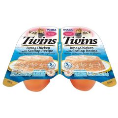 USA833-TWİNS 6'LI TON BALIKLI,DENİZ TARAKLI VE TAVUKLU KEDİ ÖDÜL JÖLESİ 2X35 GR