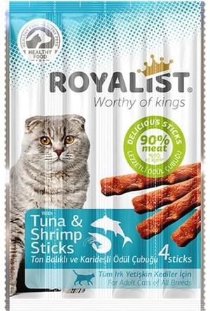 ROYALIST STİCKS KEDİ 20 GR 48'Lİ TON BALIKLI-KARİDESLİ