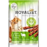 ROYALIST STİCKS KEDİ 20 GR 48'Lİ KUZULU PİRİNÇLİ
