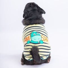 23727-PAWSTAR 5'Lİ LİMON DİNO STAR SWEAT ELBİSE