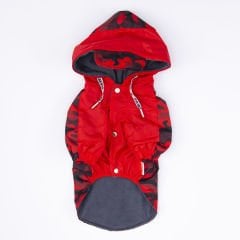 24524-PAWSTAR 5'Lİ KIRMIZI DİJON YAĞMURLUK ELBİSE