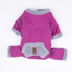 24902-PAWSTAR 5'Lİ FUŞYA ALABAMA TULUM ELBİSE