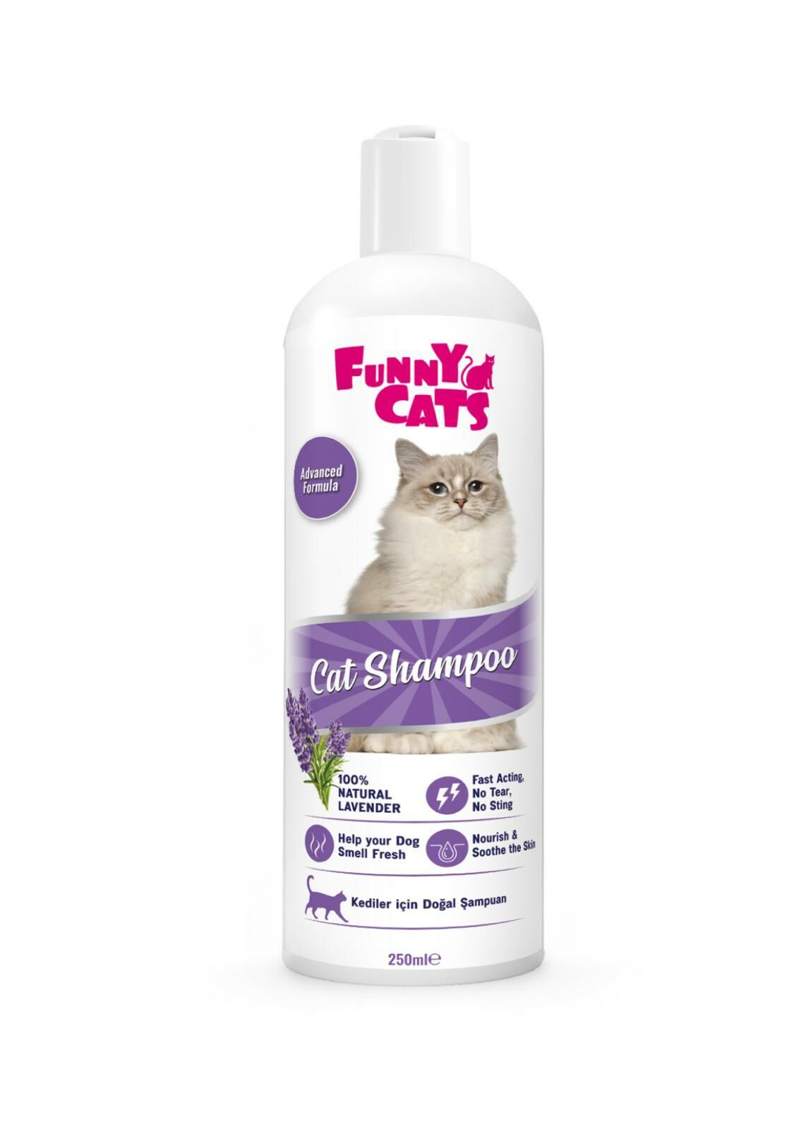 FUNNY CAT LAVANTALI 250 ML ŞAMPUAN