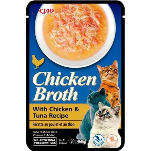 USA822-CİAO TAVUK SULU VE TON BALIKLI KEDİ ÇORBASI 50 GR