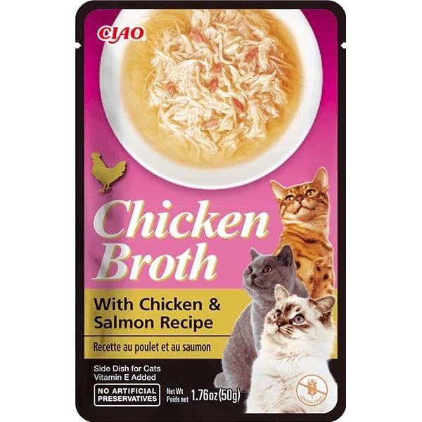 USA824-CİAO TAVUK SULU VE SOMONLU KEDİ ÇORBASI 50 GR
