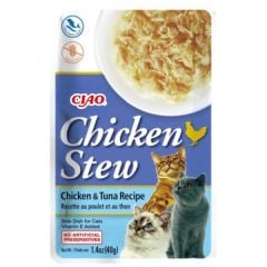 USA812-CİAO TAVUK GÜVEÇ VE TON BALIKLI PATE 40 GR