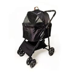 LD02-B ALBON KEDİ&KÖPEK ARABASI SİYAH 53X77X100 CM