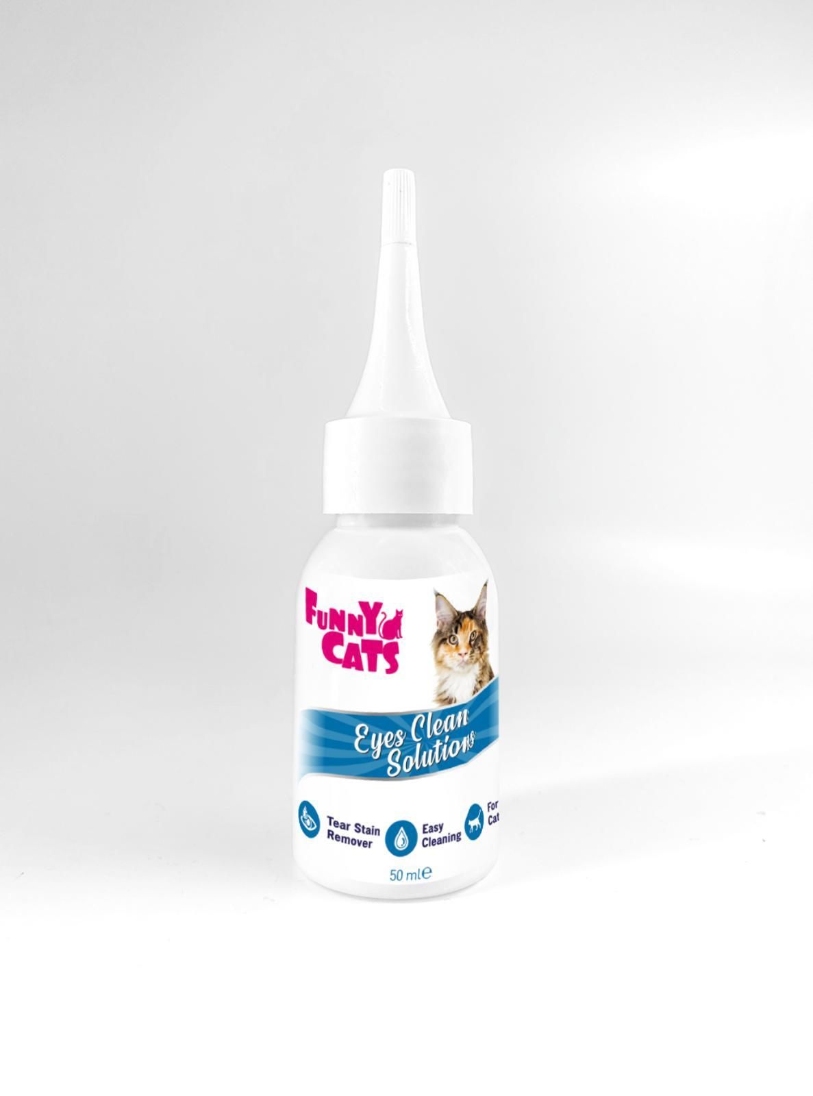FUNNY CAT GÖZ LOSYONU 50 ML (EYES CLEAN SOLUTİONS)