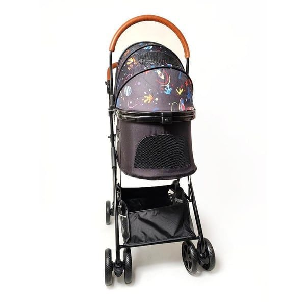 LD03T-B BOTTAS KEDİ&KÖPEK ARABASI SİYAH 48X80X99 CM