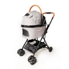 LD03T-G BOTTAS KEDİ&KÖPEK ARABASI GRİ 48X80X99 CM