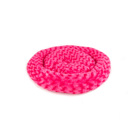 VP-1001-10 SİMİT YATAK PELUŞ Ş.PEMBE 55X55 CM