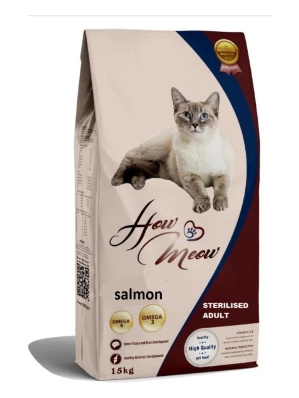 HOW MEOW KISIR SOMON KEDİ MAMASI 15 KG