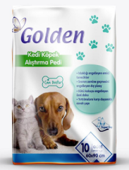 GOLDEN ÇİŞ PEDİ KOKUSUZ 10'LU 60X90
