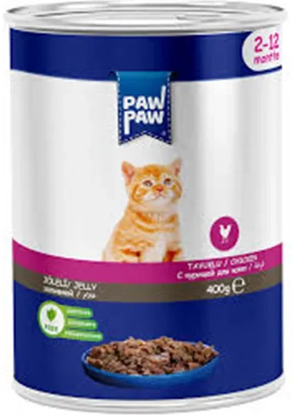 PAW PAW 12'Lİ YAVRU KEDİ KONSERVE 400 GR