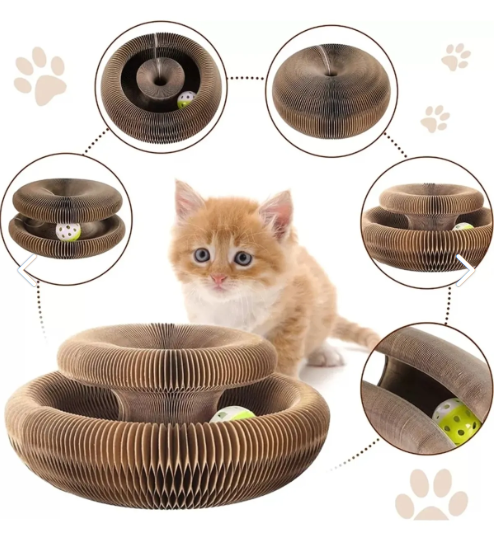 RTP3101 KARTON AKARDİYON KEDİ OYUNCAĞI