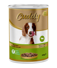 CUDDY 12'Lİ KUZULU KÖPEK KONSERVE 400 GR