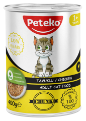 CUDDY 12'Lİ TAVUK CİĞERLİ KEDİ KONSERVE 400 GR