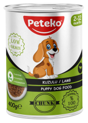 PETEKO 12'Lİ YAVRU KÖPEK KONSERVE 400 GR