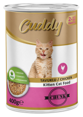 CUDDY 12'Lİ YAVRU KEDİ KONSERVE 400 GR