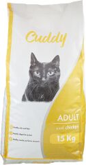 CUDDY YETİŞKİN KEDİ MAMASI TAVUKLU 15 KG