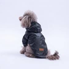 25503-PAWSTAR SİYAH PLUVİA  YAĞMURLUK ELBİSE