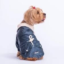 23535-PAWSTAR LACİVERT BRİLLANTE ELBİSE YAĞMURLUK