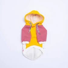 25703-PAWSTAR SARI RİO HOODİE ELBİSE