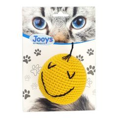PNG-51079 JOOYS SARI EMOJİ KEDİ OYUNCAĞI