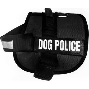 VP-1855 DOG POLİCE TASMA KÜÇÜK SİYAH