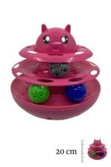 HACI YATMAZLI ÜÇ KATLI KEDİ OYUNCAĞI