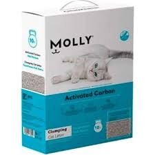 MOLLY AKTİF KARBONLU KEDİ KUMU 10 LT