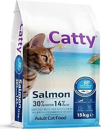 CATTY SOMONLU KEDİ MAMASI 15 KG