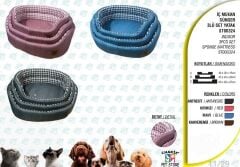 CHAKİ SÜNGER 3'LÜ SET LÜKS KEDİ KÖPEK YATAĞI