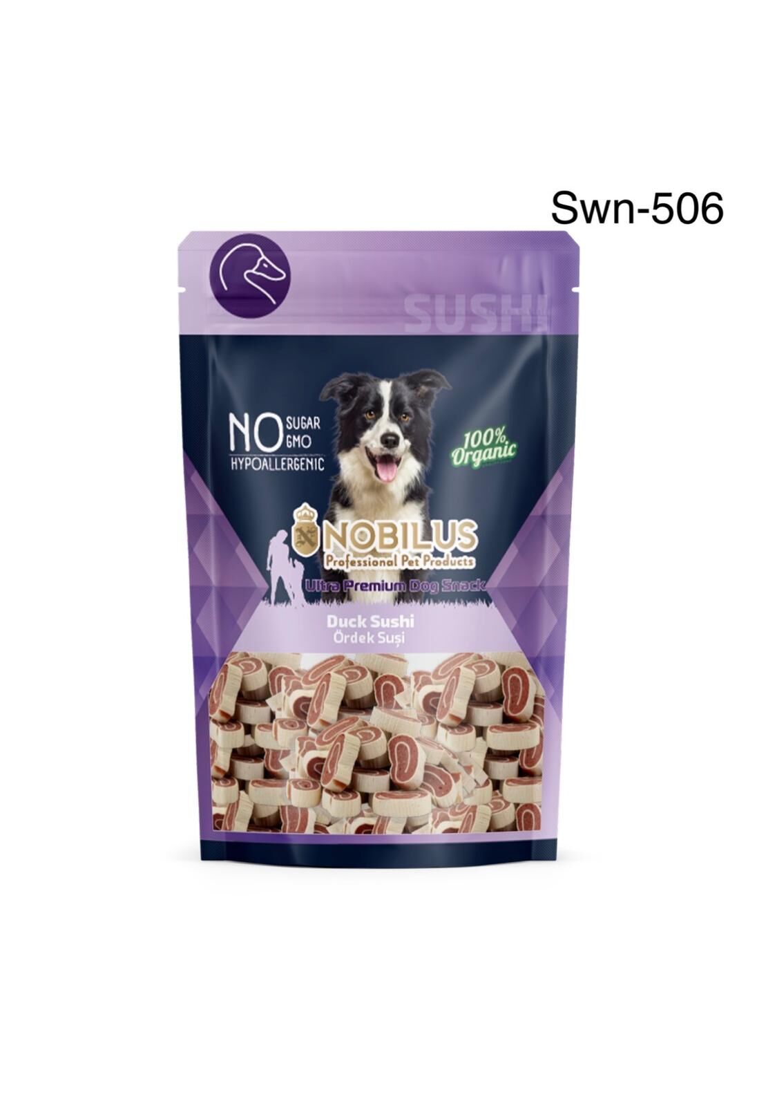 SWN-506 NOBİLUS ÖRDEK SUŞİ KÖPEK ÖDÜLÜ 80 GR