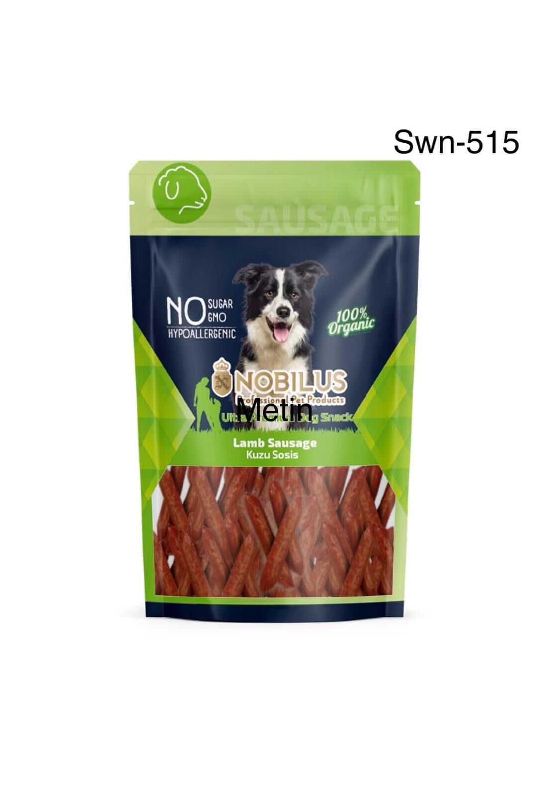 SWN-515 NOBİLUS KUZU SOSİS KÖPEK ÖDÜLÜ 80 GR