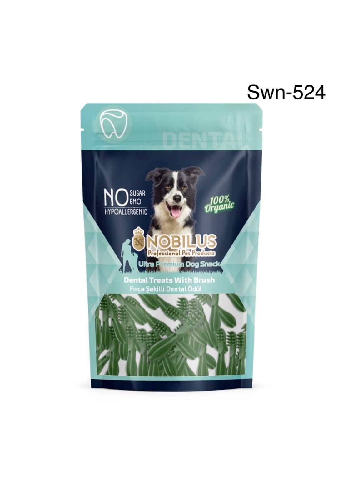 SWN-524 NOBİLUS FIRÇA DENTAL AĞIZ BAKIM KÖPEK ÖDÜLÜ 80 GR