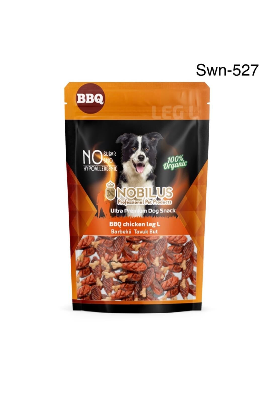 SWN-527 NOBİLUS BARBEKÜ TAVUK BUT KÖPEK ÖDÜLÜ 80 GR